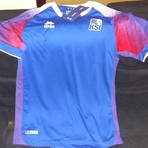 Iceland soccer jersey new with tag